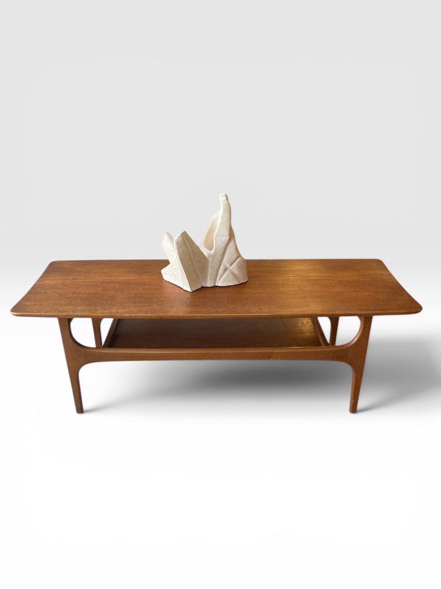 Scandinavian Teak Coffee Table, Sweden, 1970s
