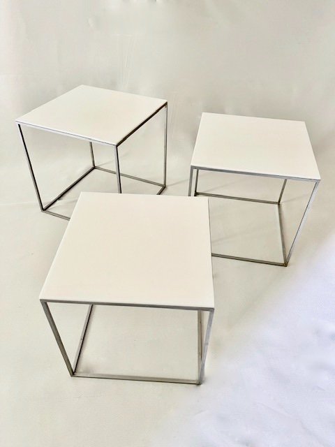 Tables Basses Gigognes Pk71 De Poul Kjaerholm 1957-photo-4