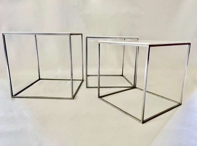 Tables Basses Gigognes Pk71 De Poul Kjaerholm 1957-photo-3