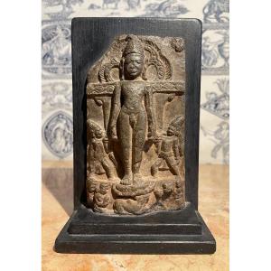 Sculpture en pierre  Vishnu - Période Pala - Inde XI- XIIe Siècle