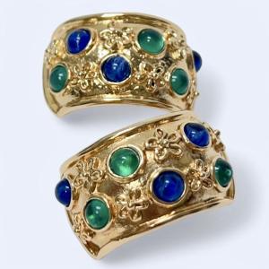 Pair Of Clip-on Earrings By Christian Dior - Vintage 1980s/90s