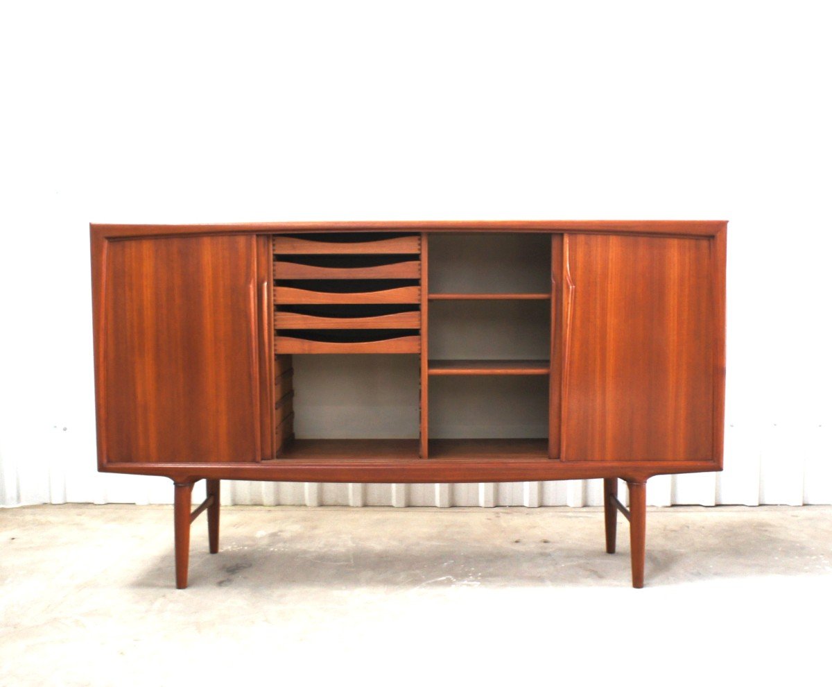 Vintage Scandinavian Teak Sideboard, Axel Christensen.-photo-1