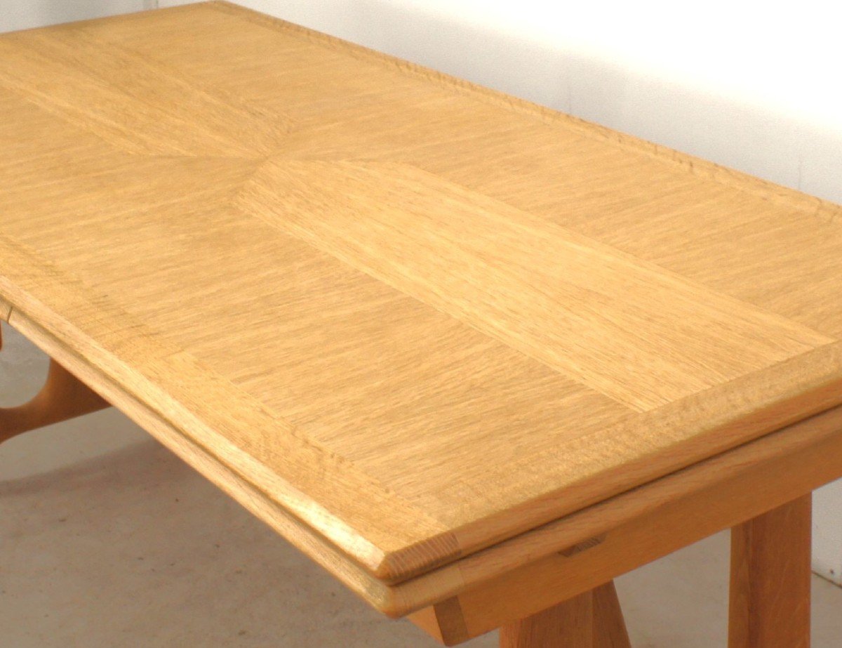 Italian Table In Light Oak, Guillerme And Chambron-photo-2