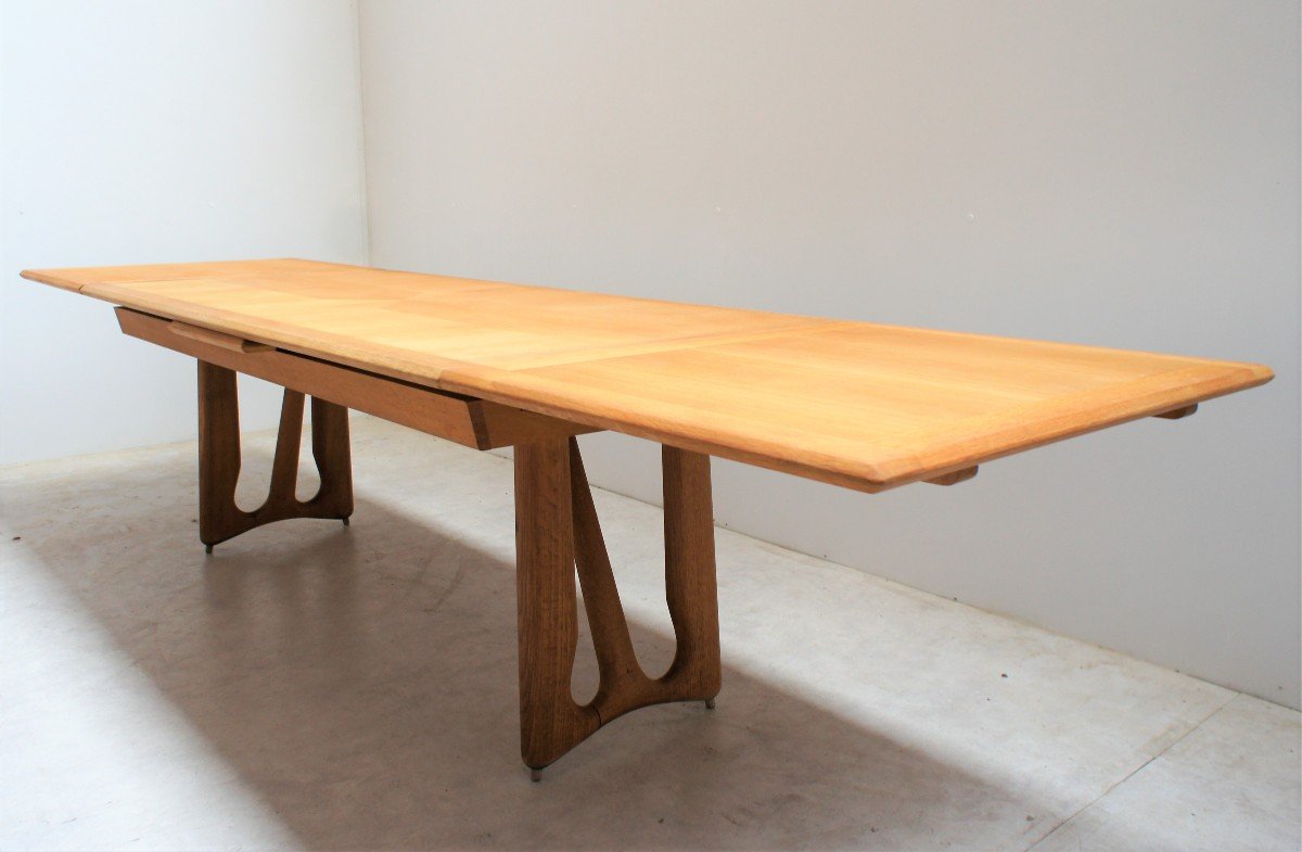 Italian Table In Light Oak, Guillerme And Chambron-photo-3