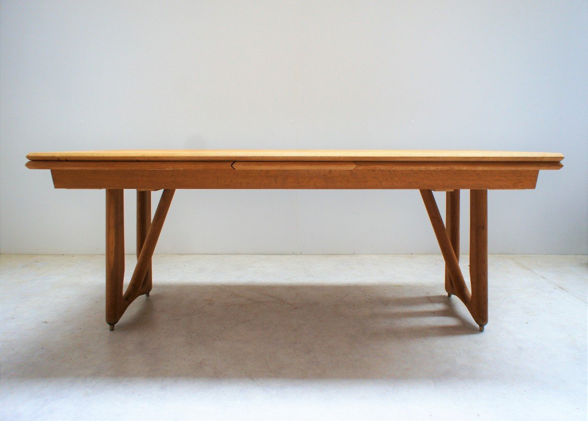Italian Table In Light Oak, Guillerme And Chambron-photo-1