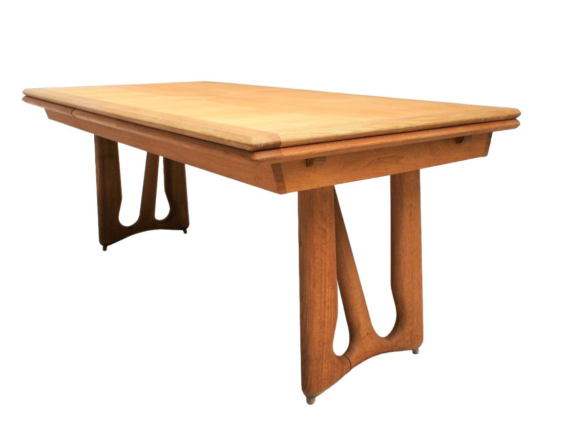 Italian Table In Light Oak, Guillerme And Chambron