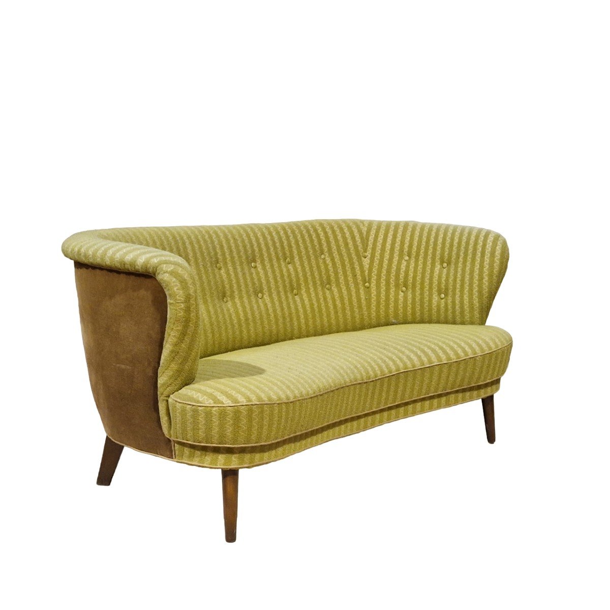 Vintage Scandinavian “banana” Sofa-photo-3
