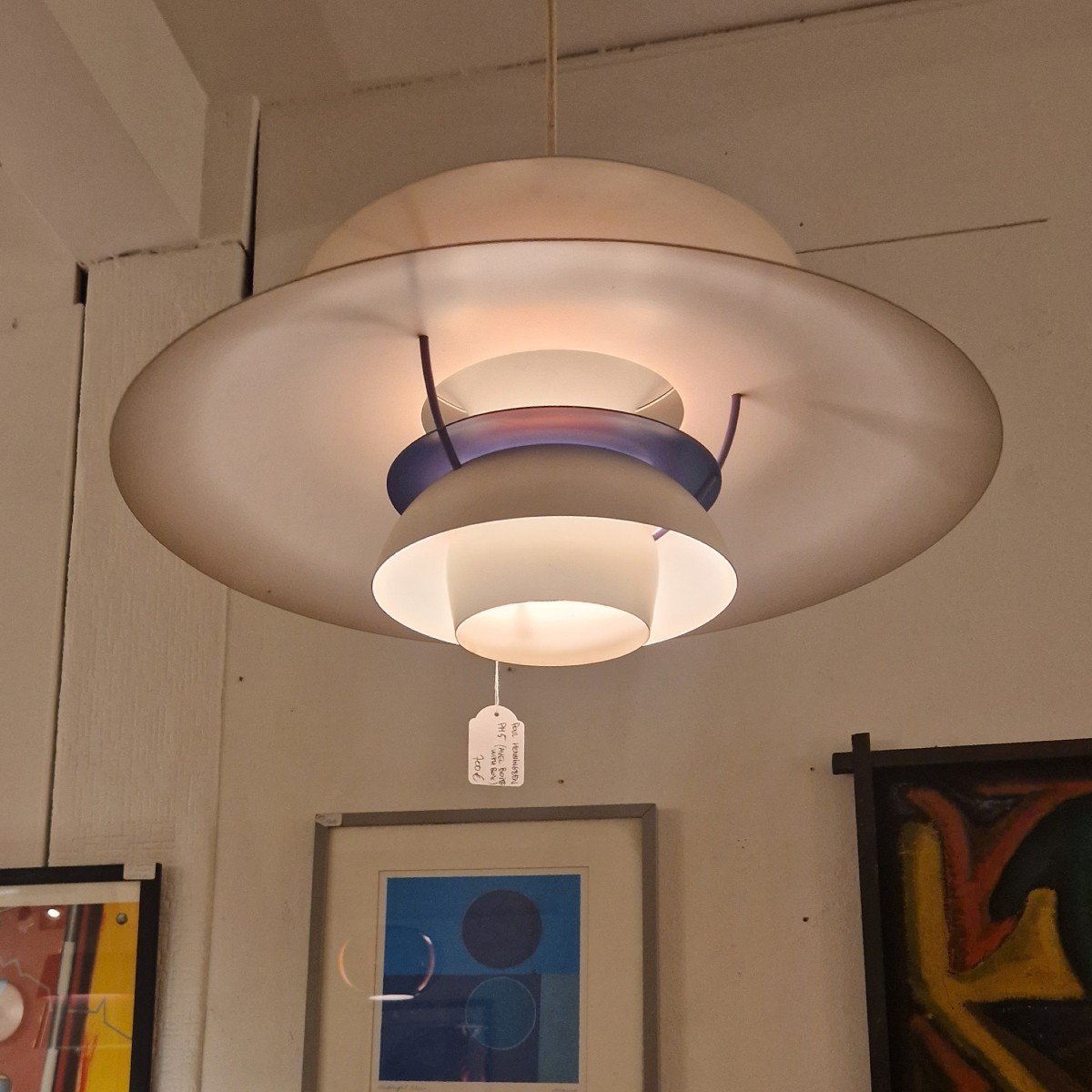 Vintage Scandinavian Pendant Lamp Ph5, Poul Henningsen-photo-4