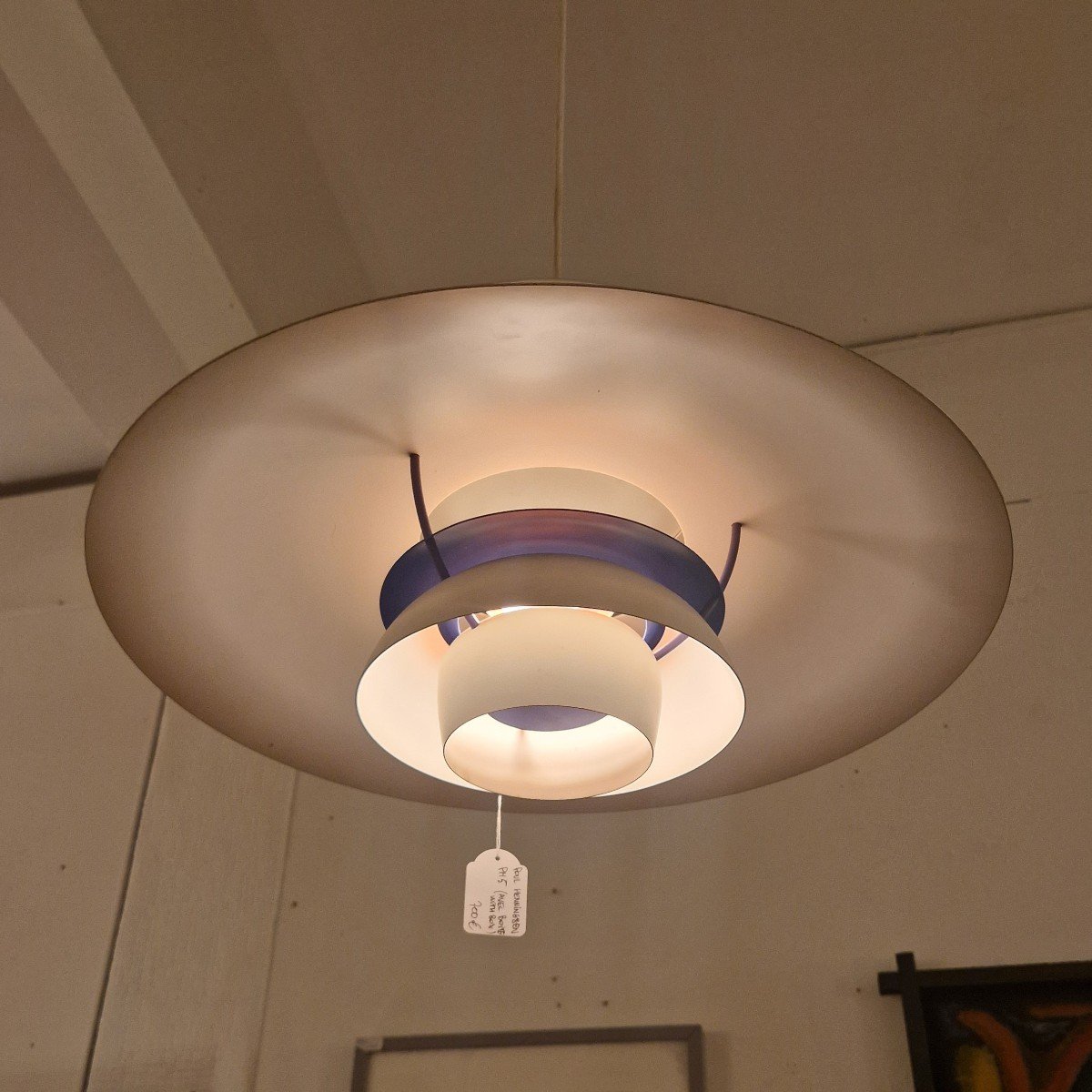 Vintage Scandinavian Pendant Lamp Ph5, Poul Henningsen-photo-1