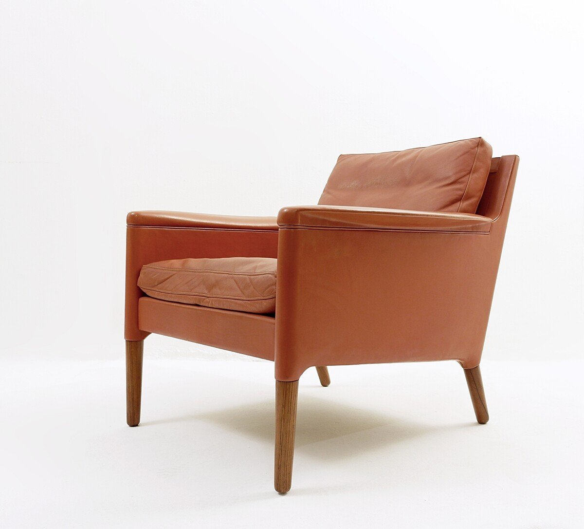 Fauteuil Scandinave En Cuir, Kurt Ostervig