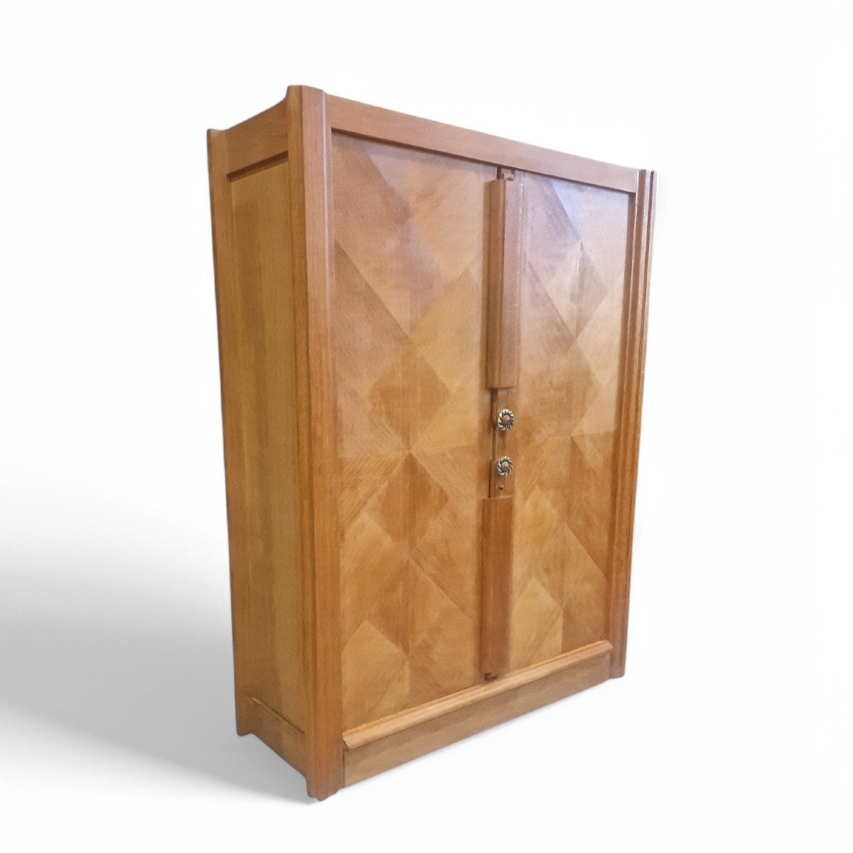 Guillerme And Chambron Light Oak Wardrobe-photo-2