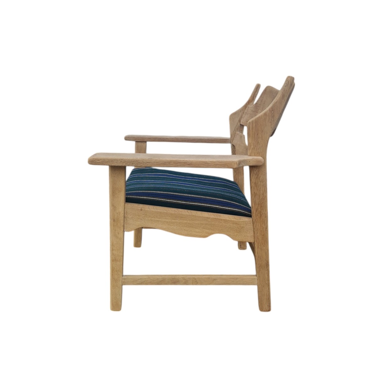 Fauteuil Razor Blade en chêne clair Henning Kjaernulf-photo-2