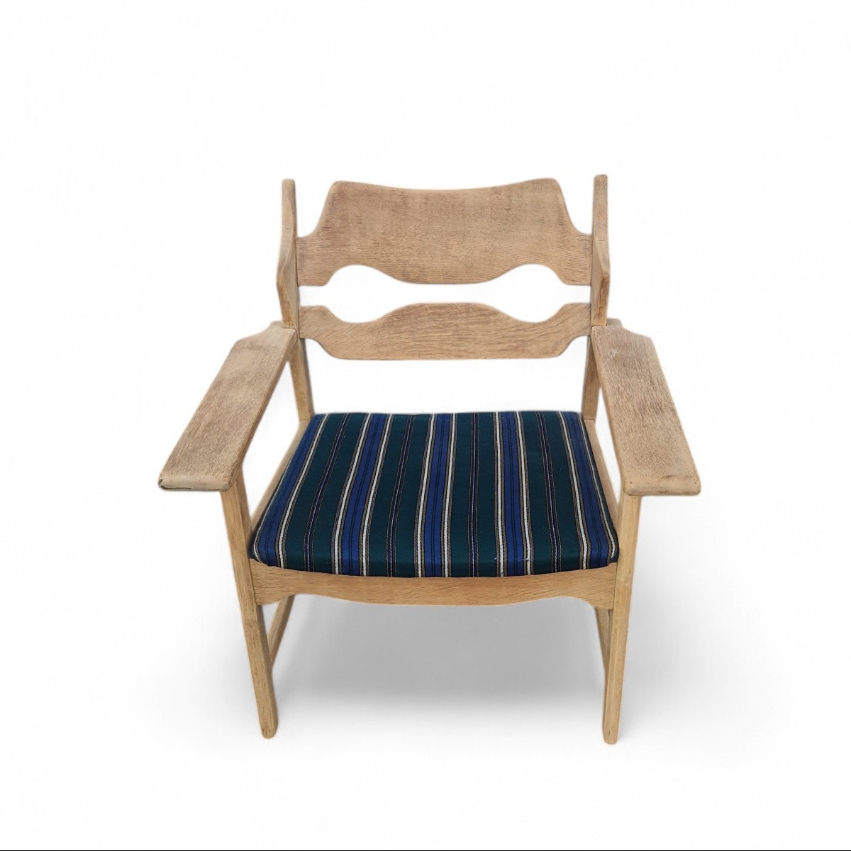 Fauteuil Razor Blade en chêne clair Henning Kjaernulf-photo-4