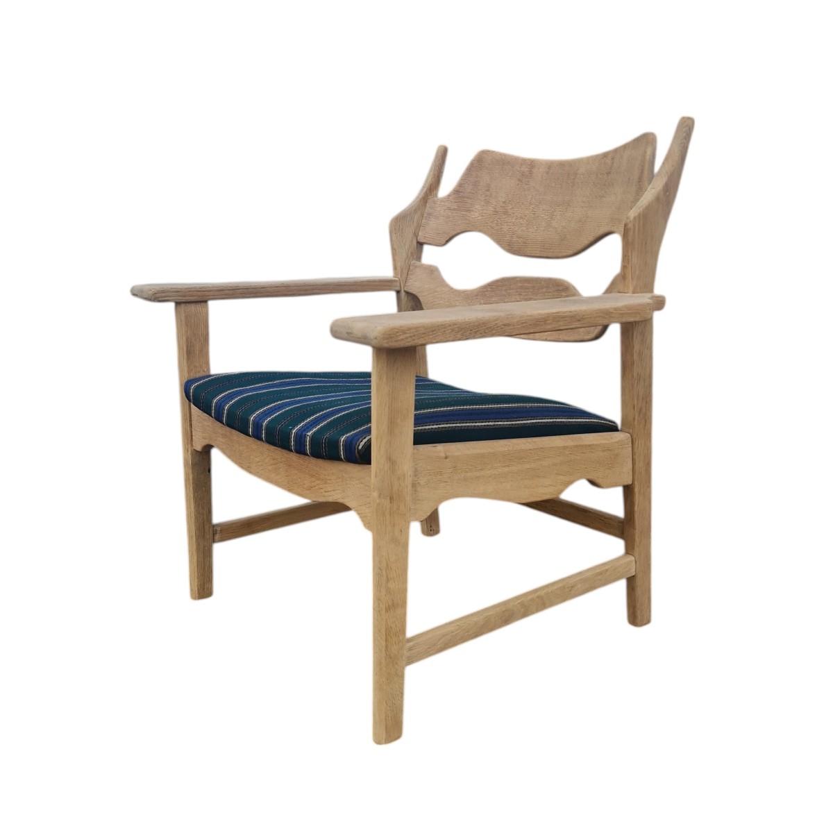 Fauteuil Razor Blade en chêne clair Henning Kjaernulf
