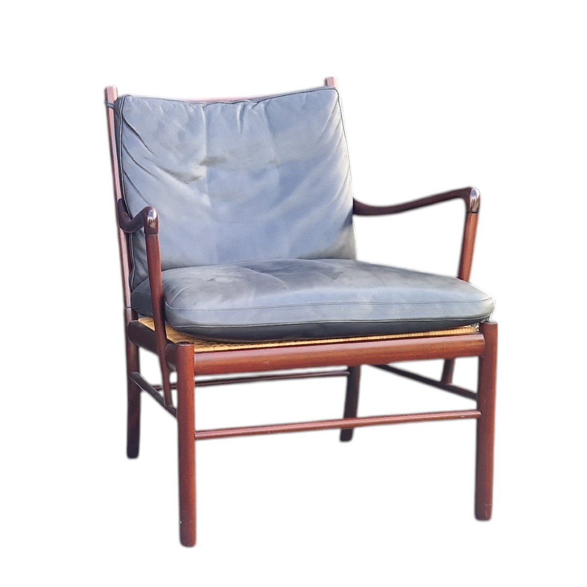 Pair Of Ole Wanscher "colonial Chairs"-photo-3