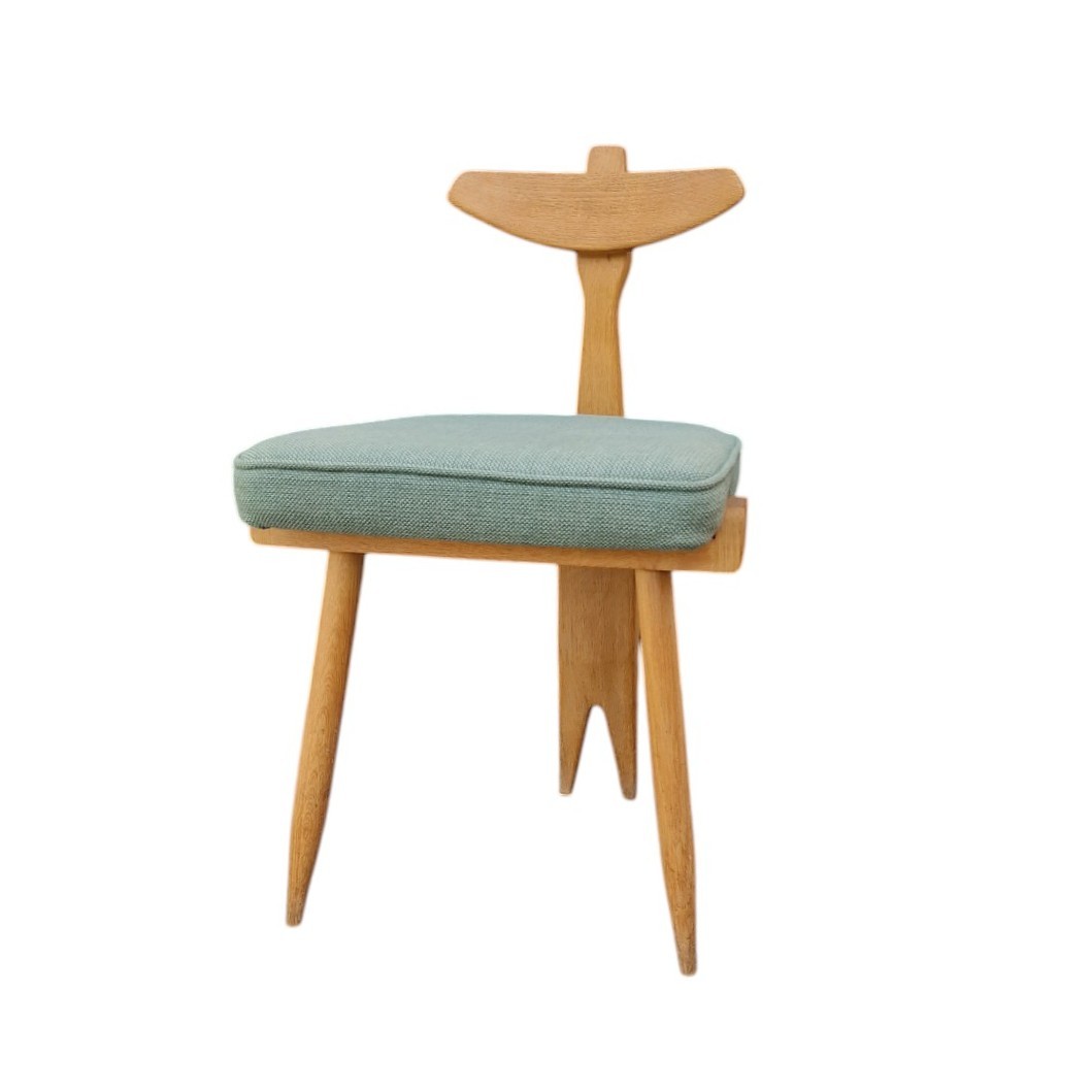 Tripod Chair, Guillerme And Chambron-photo-3