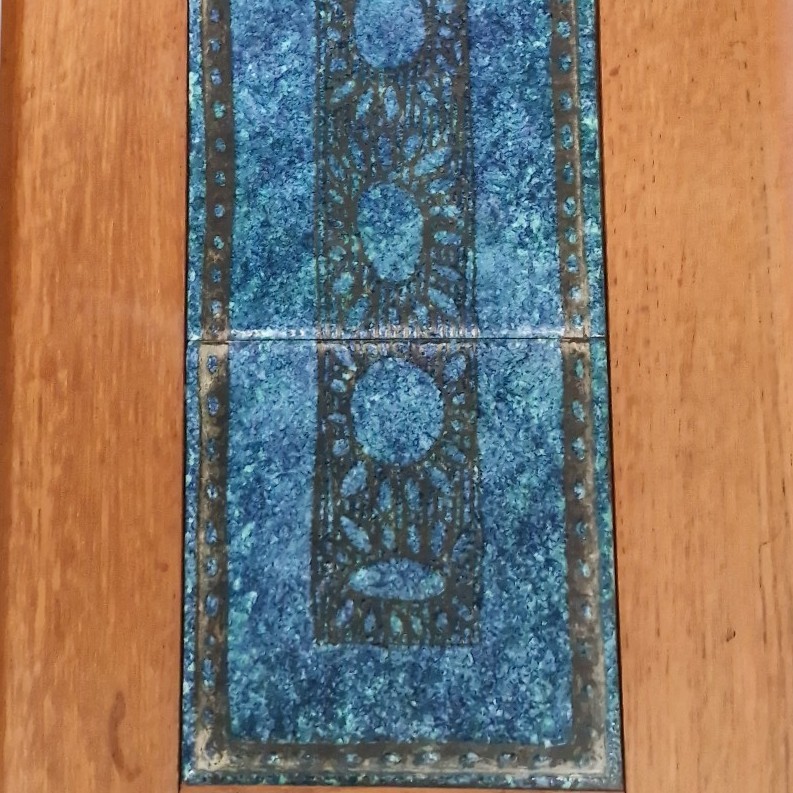 Table de salon "boomerang" en chêne clair, Guillerme et Chambron-photo-4