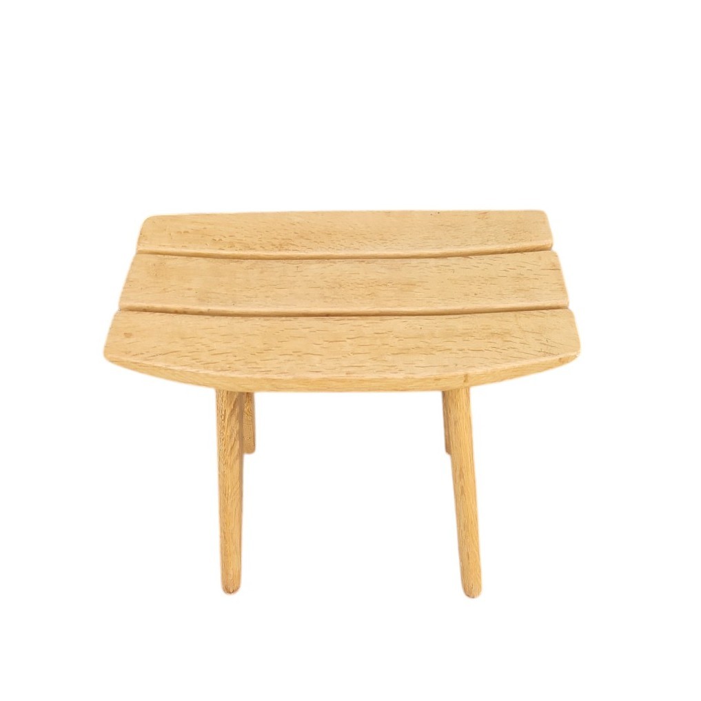 Thierry Stool In Oak, Gillerme And Chambron-photo-2