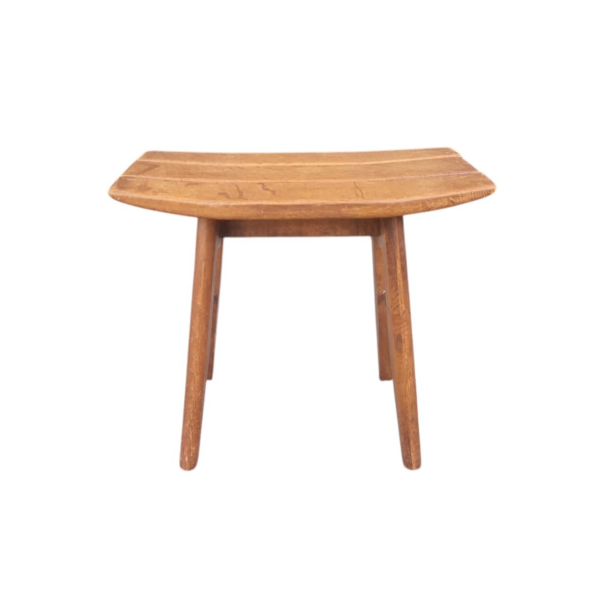Authentic Thierry Oak Stool, Guillerme And Chambron -photo-3
