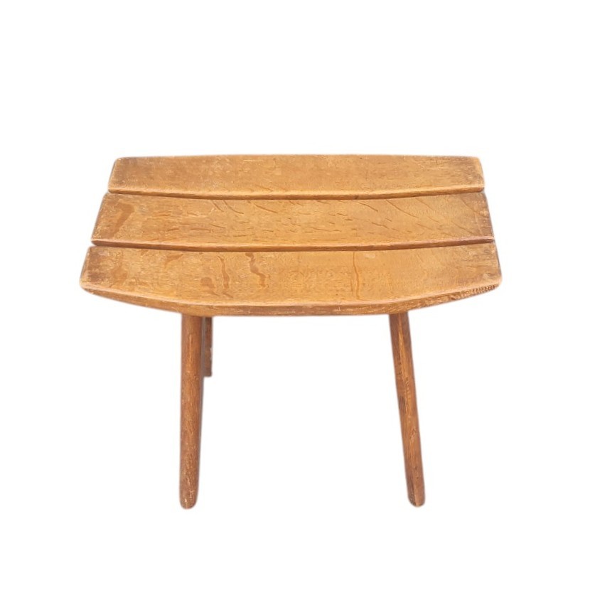 Authentic Thierry Oak Stool, Guillerme And Chambron -photo-4