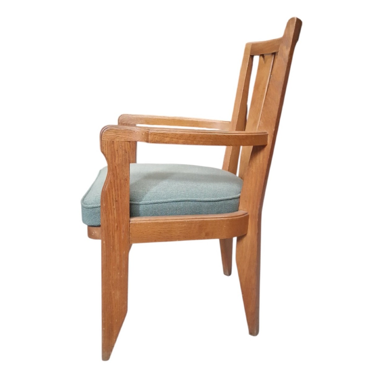 Light Oak Office Chair, Guillerme Et Chambron-photo-3
