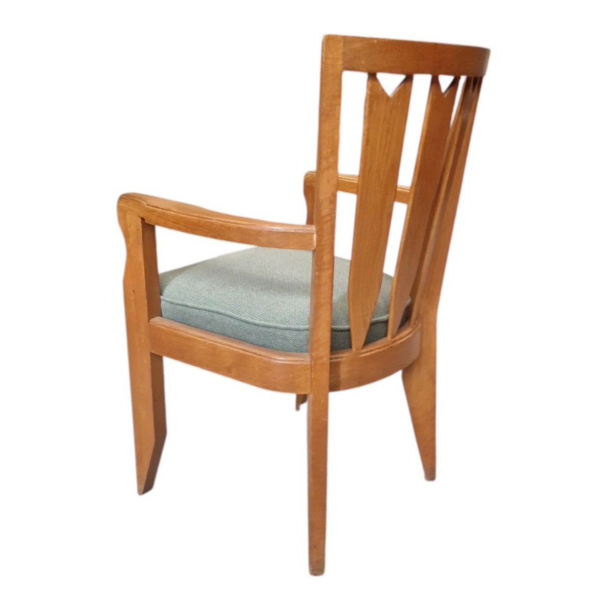 Light Oak Office Chair, Guillerme Et Chambron-photo-4