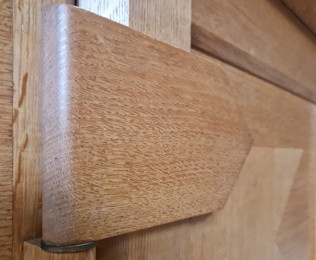 Guillerme And Chambron Golden Oak Wardrobe-photo-4
