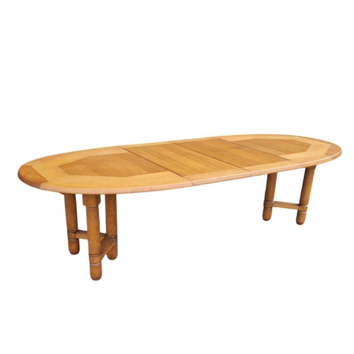 "elmyre" Oak Dining Table, Guillerme Et Chambron-photo-4