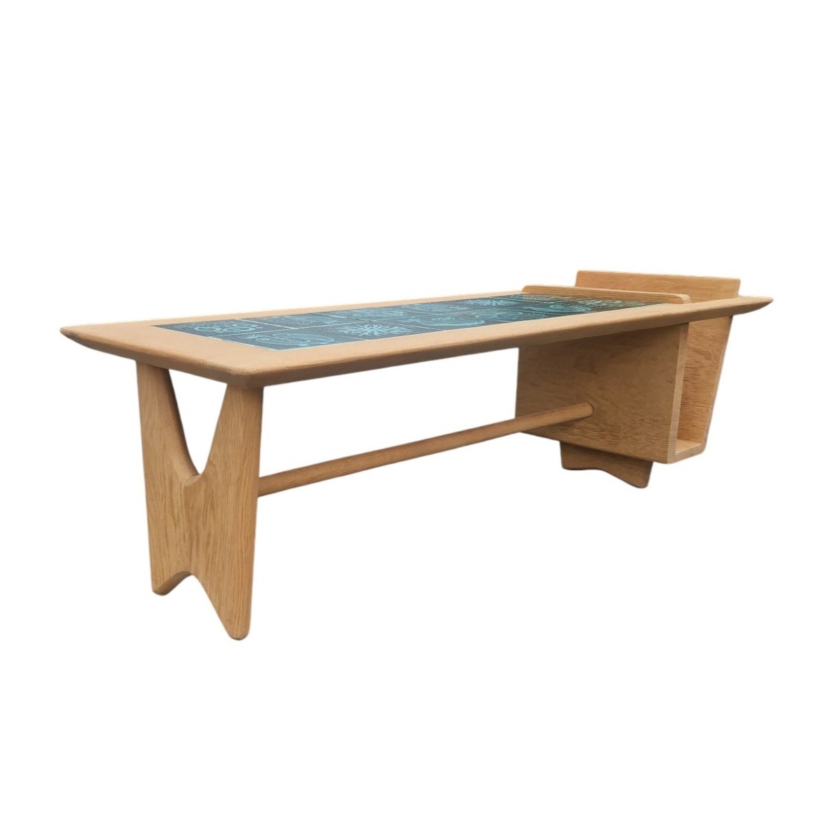 "thibault" Coffee Table In Light Oak, Guillerme Et Chambron-photo-3