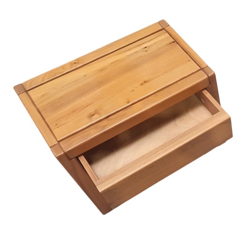 Paire de chevets en orme massif, Maison Regain-photo-4