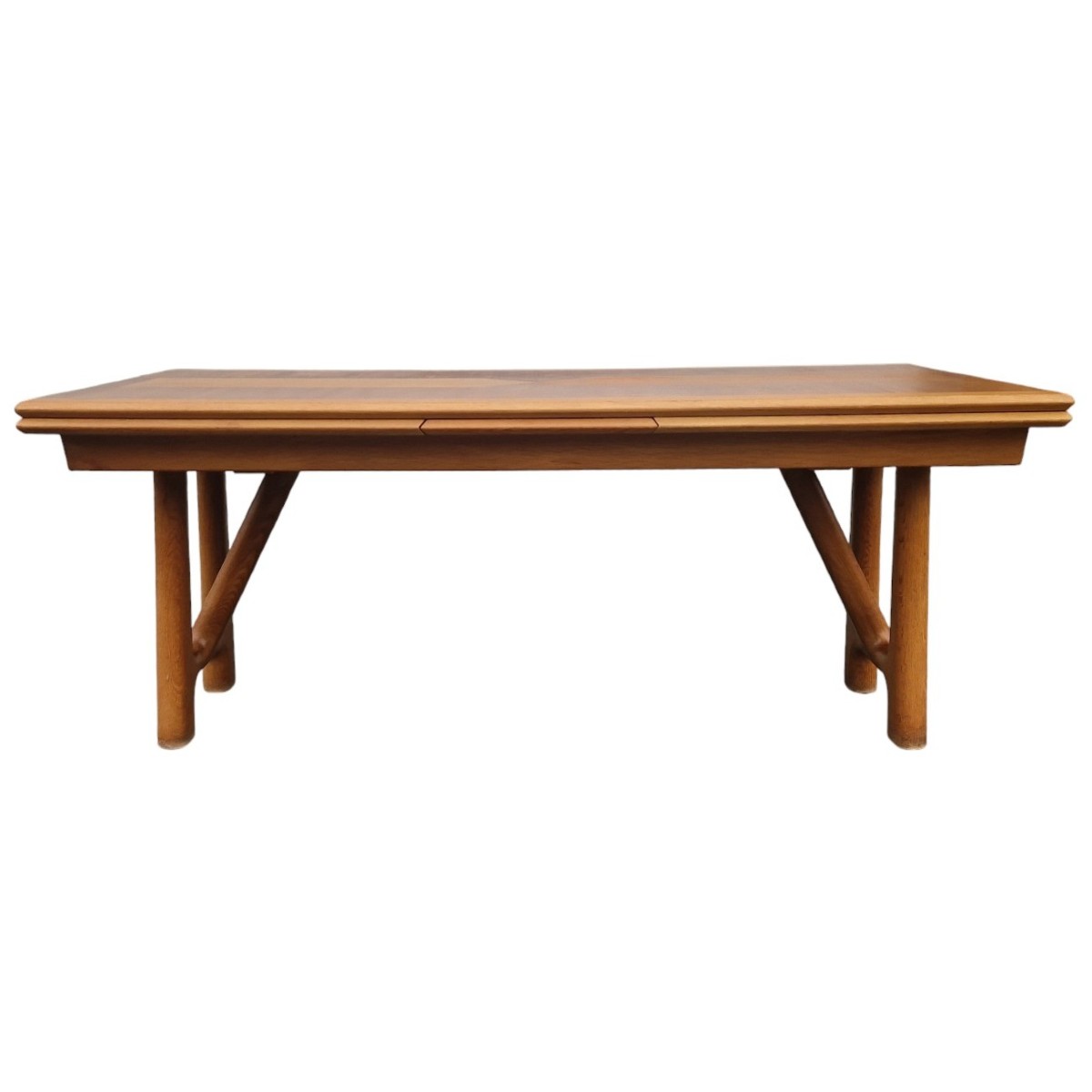 Table à l'italienne en chêne clair, Guillerme et Chambron-photo-4