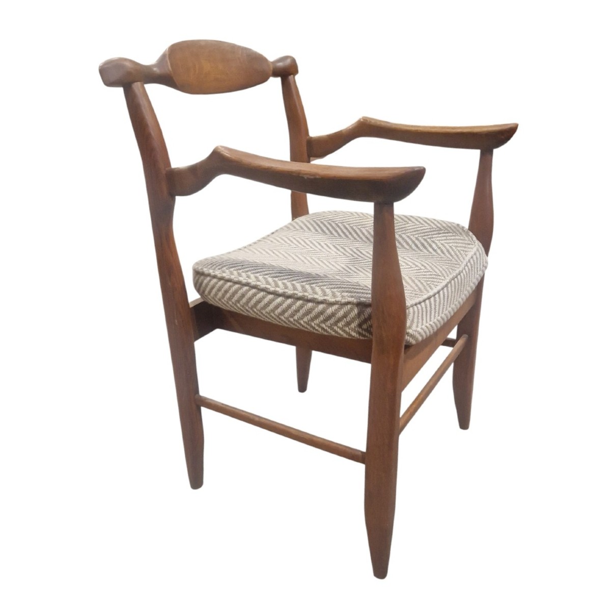 Fauteuil bridge Fumay en chêne Guillerme et Chambron