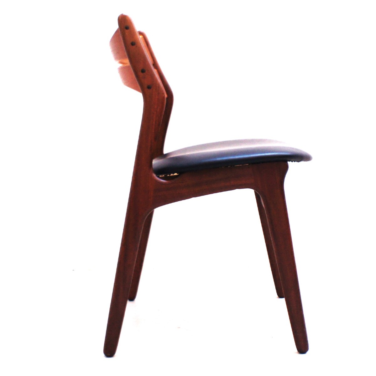 Série de 4 chaises scandinaves en teck, Erik Buch-photo-3