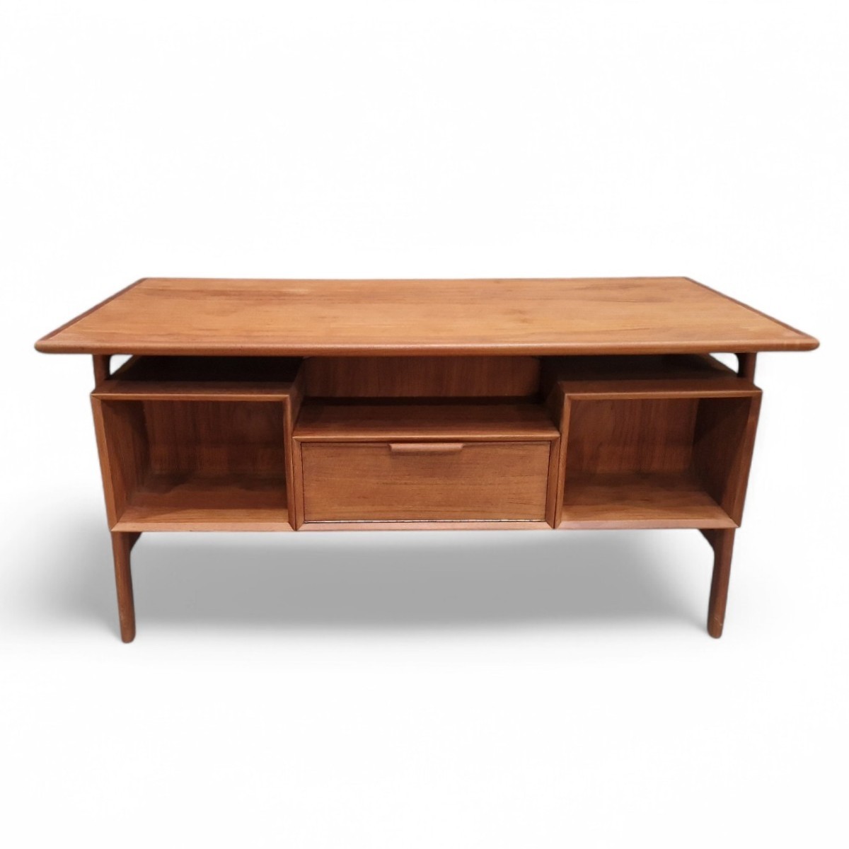 Bureau vintage scandinave en teck, Omann Jun-photo-2