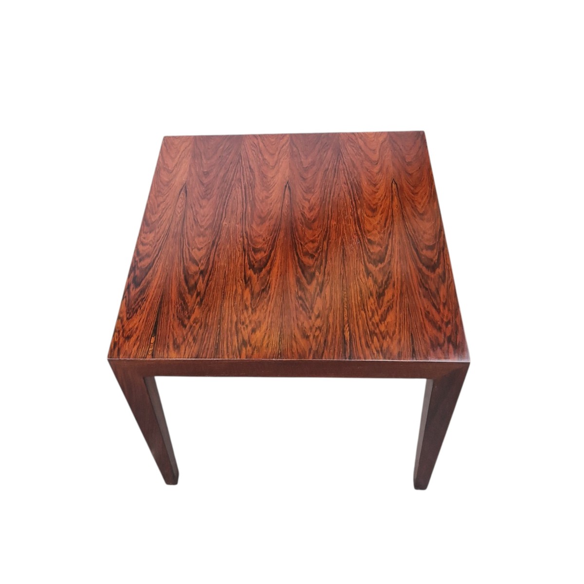 Paire de tables basses scandinaves, bouts de canapé, en palissandre de Rio, Severin Hansen-photo-2