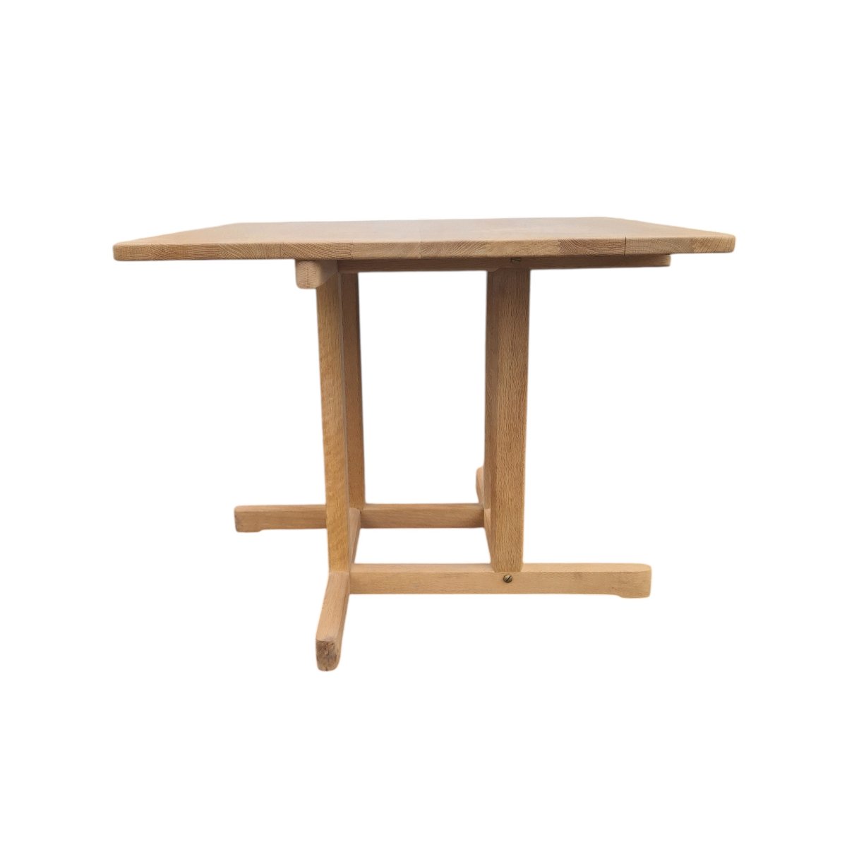 Scandinavian Vintage Table In Light Oak Borge Mogensen-photo-3