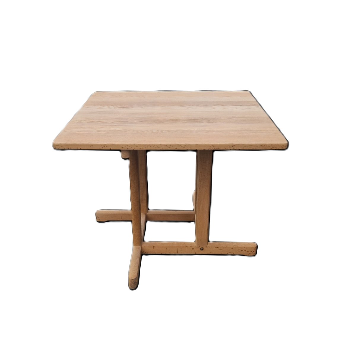 Scandinavian Vintage Table In Light Oak Borge Mogensen-photo-4