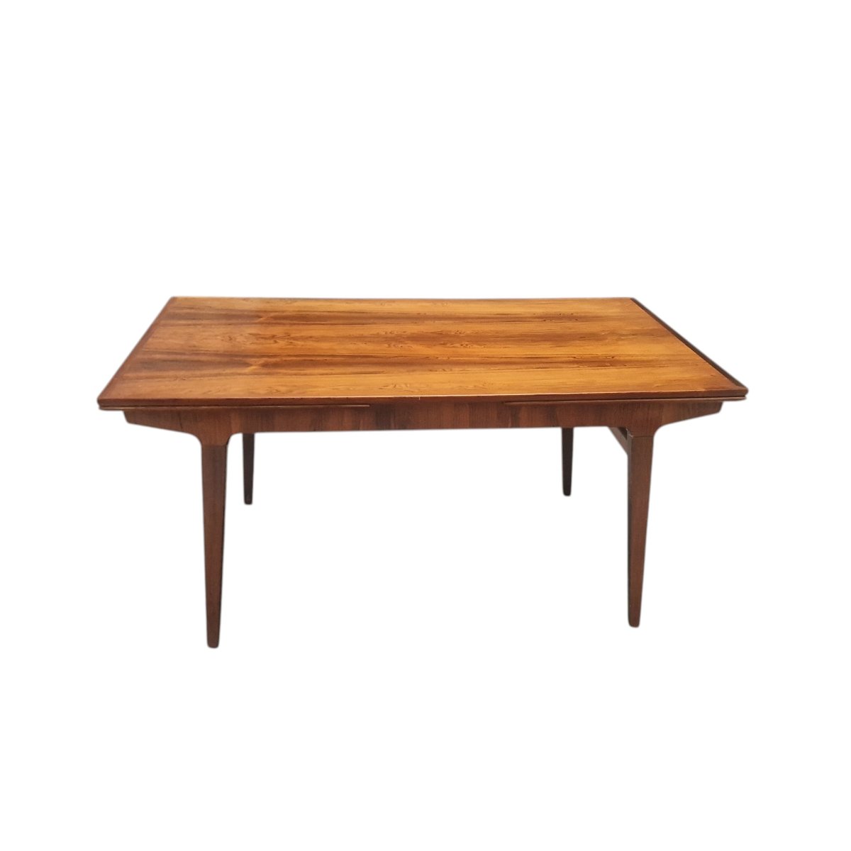 Vintage Scandinavian Rosewood Dining Table-photo-4