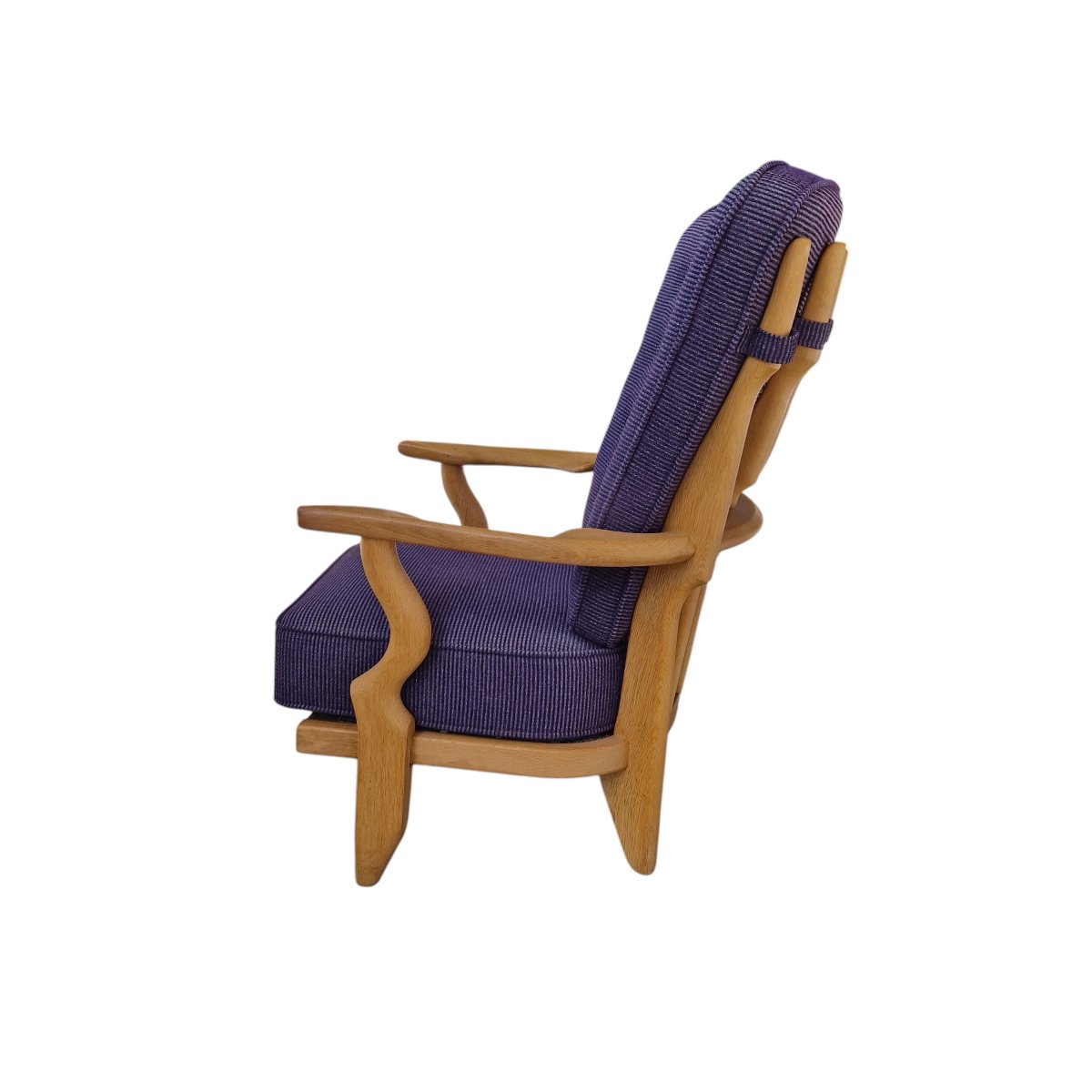 Guillerme Et Chambron Light Oak Recliner-photo-2