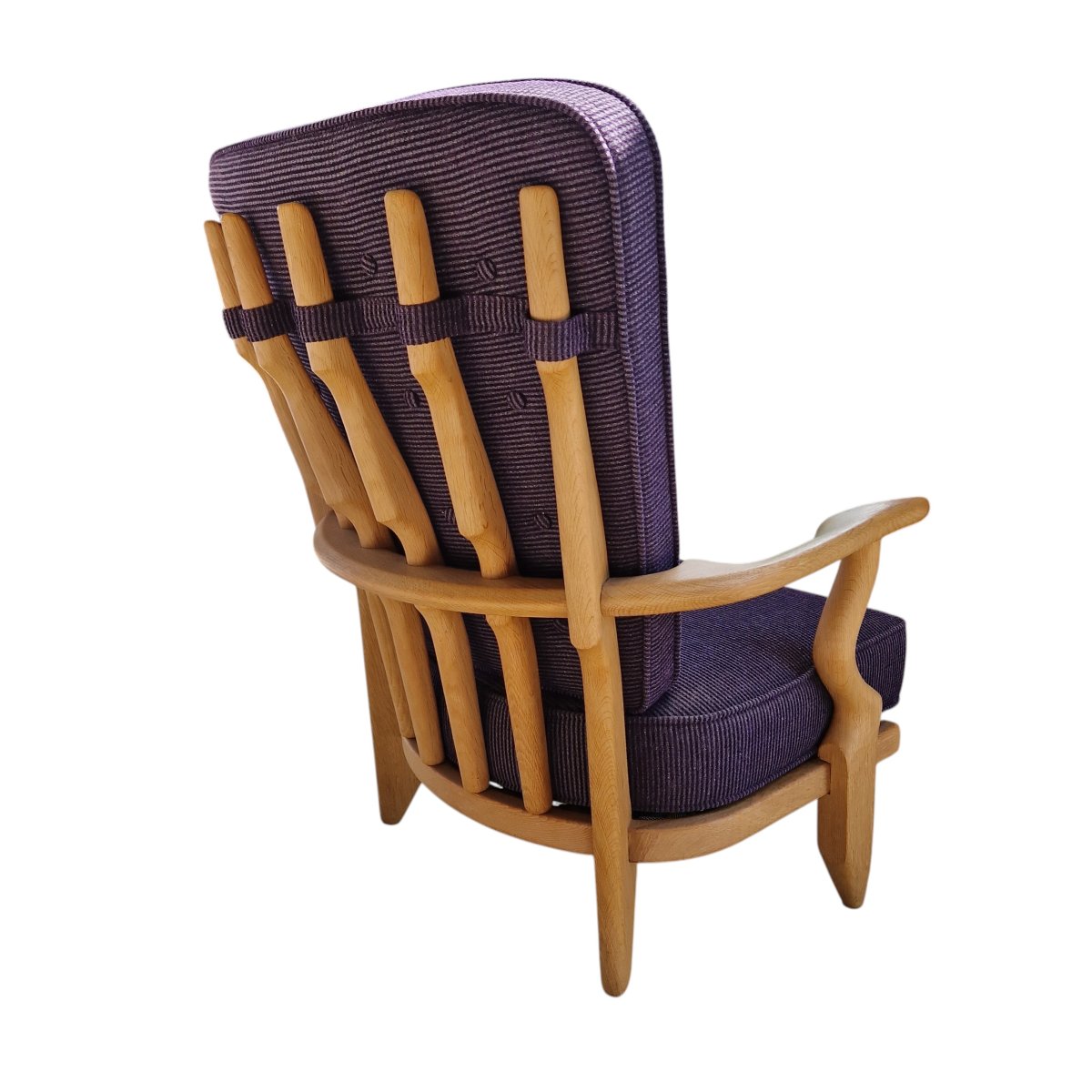 Guillerme Et Chambron Light Oak Recliner-photo-4