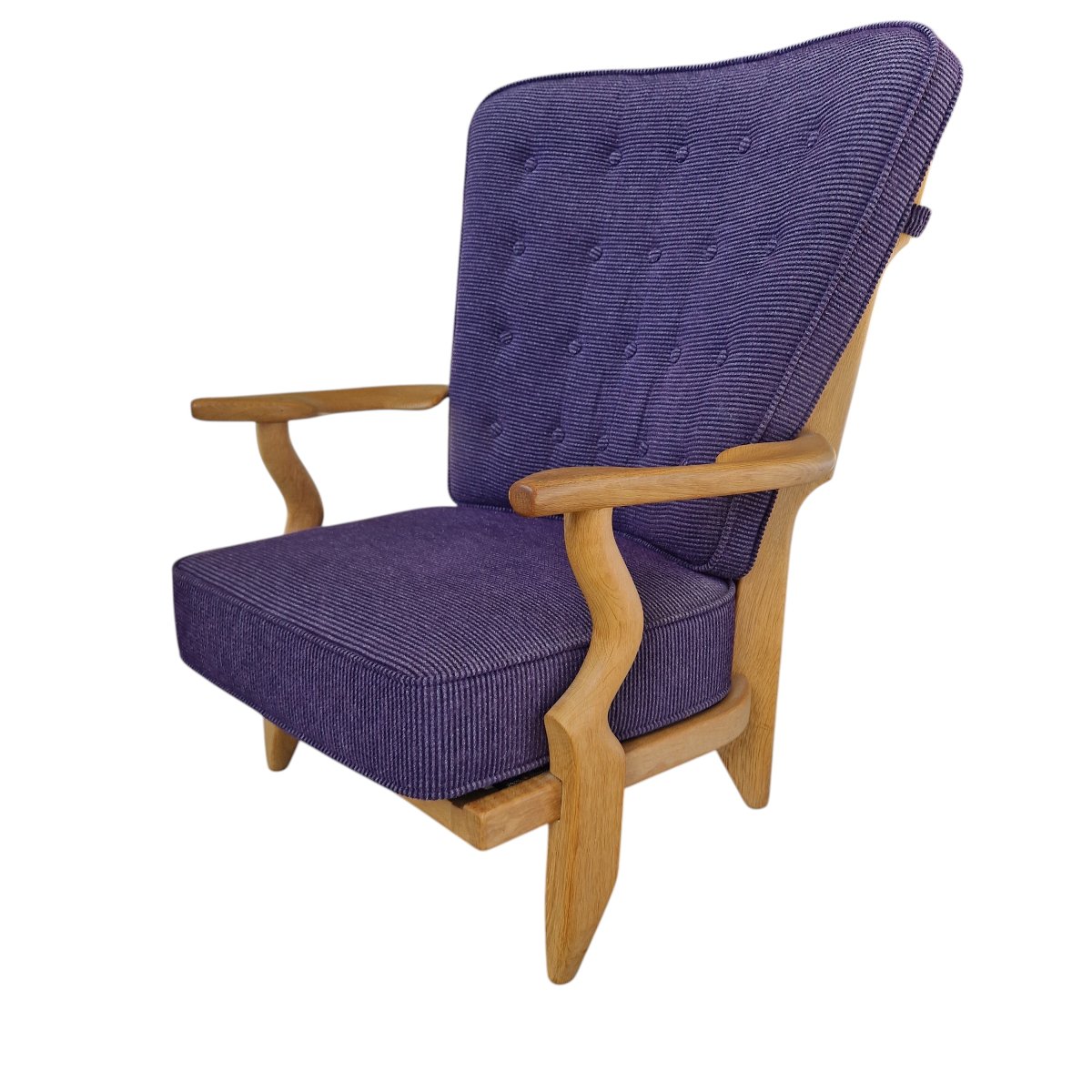Guillerme Et Chambron Light Oak Recliner