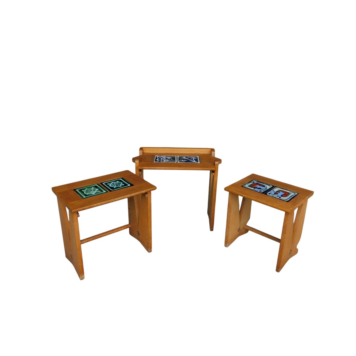 Set Of 3 Nesting Tables, Guillerme And Chambron-photo-1