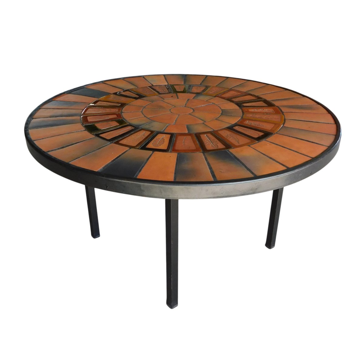 Round Ceramic Coffee Table, Roger Capron-photo-2