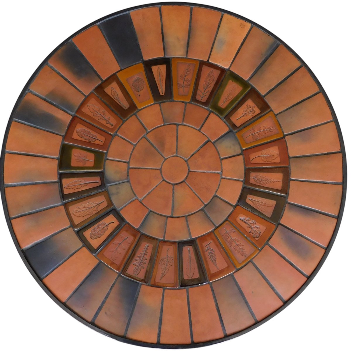 Round Ceramic Coffee Table, Roger Capron