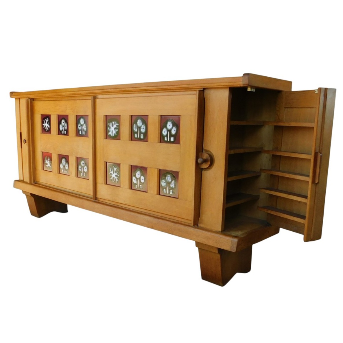 Light Oak Sideboard, Guillerme And Chambron, Danikowski-photo-4