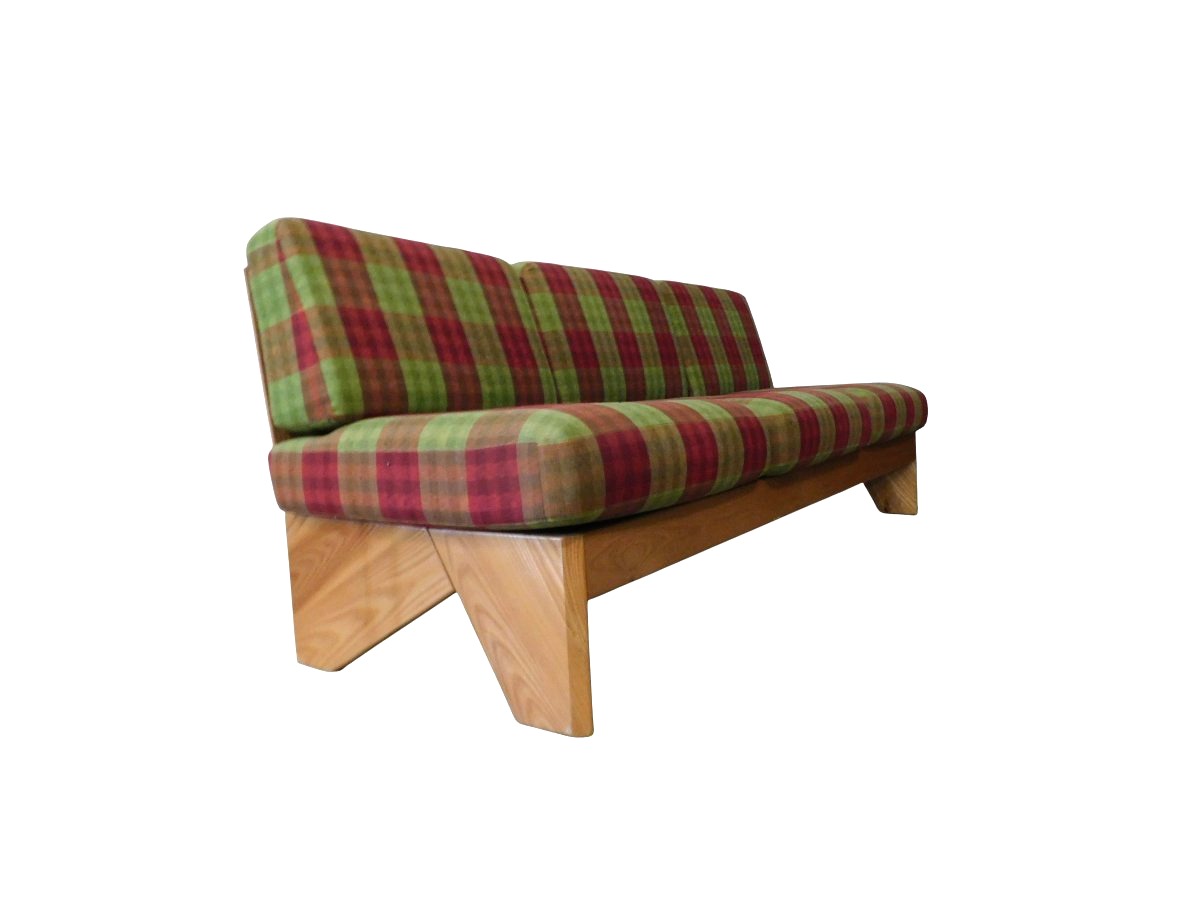 Solid Elm Three Seats Sofa-photo-3