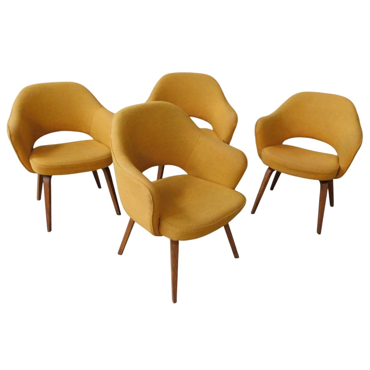 Set Of 4 "conference" Armchairs, Eero Saarinen