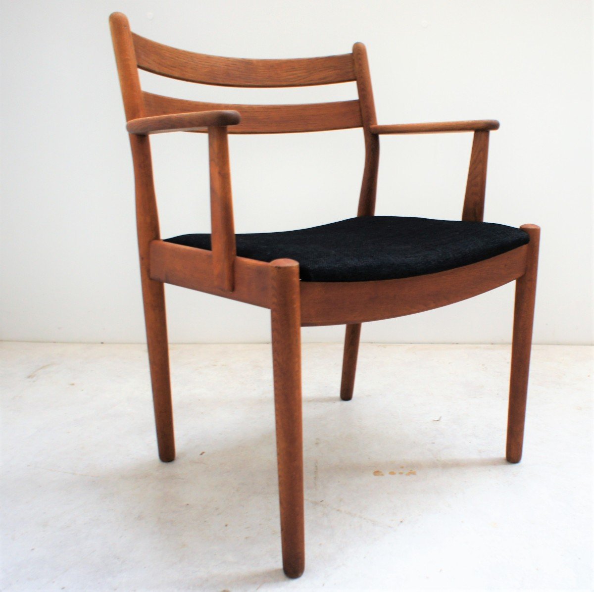 Scandinavian Oak Armchair, Poul Volther-photo-2