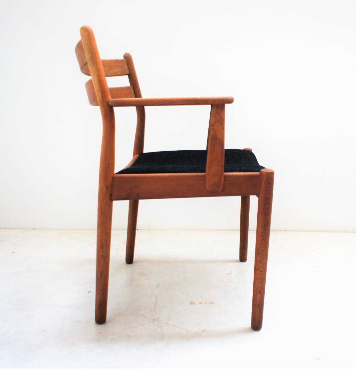 Fauteuil Scandinave En Chêne, Poul Volther-photo-4