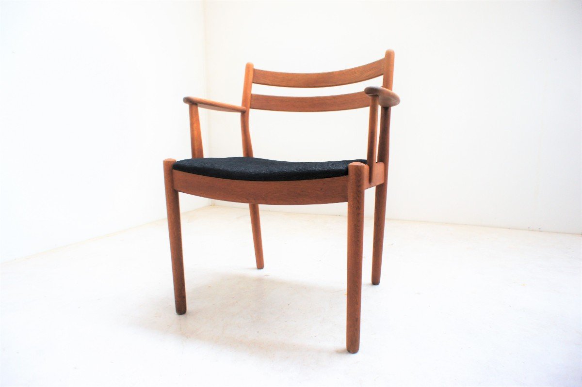 Scandinavian Oak Armchair, Poul Volther